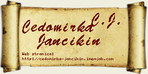 Čedomirka Jančikin vizit kartica